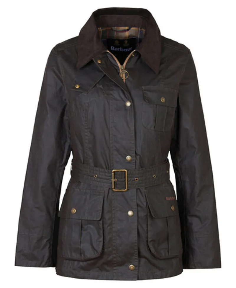 Barbour Belted Beadnell in Rustic